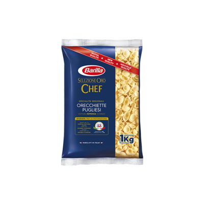 Pasta Orecchiette Pugliese Selezione Oro di Semola di Grano Duro Barilla - confezione da 1000 g