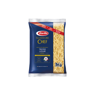 Pasta Trofie Liguri Selezione Oro di Semola di Grano Duro Barilla - confezione da 1000 g