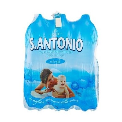 Acqua Minerale Naturale S. Antonio - 6 Bottiglie da  1,5 LT