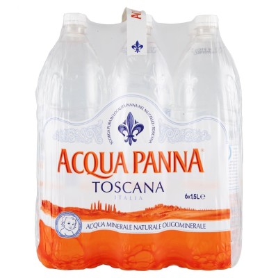 Acqua Minerale Naturale  Panna - 6 Bottiglie da  1,5 LT