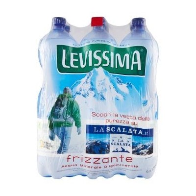 Acqua Minerale  Frizzante  Levissima - 6 Bottiglie da  1,5 LT