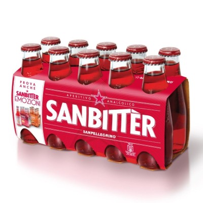 Sanbitter San Pellegrino 10x10cl - Confezione 10 cl x 10 pz 1000 ml