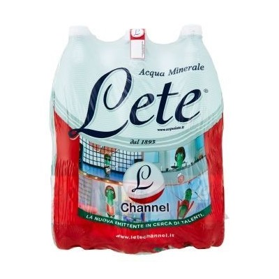 Acqua Minerale Effervescente Naturale  Lete - 6 Bottiglie da  1,5 LT