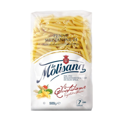 Pasta  Penne Mezzanine  La Molisana - confezione da 500 g