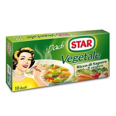 Dado Vegetale 9 Verdure  Star - 10 cubetti 100 g