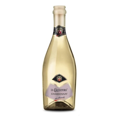Vino Bianco Frizzante Chardonnay  La Cacciatora - 750 ml