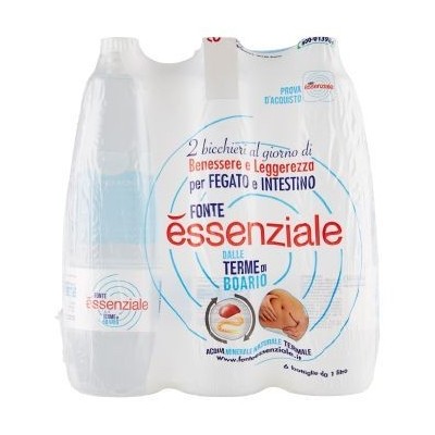 Acqua Minerale  Naturale  Essenziale - 6 Bottiglie da  1 LT