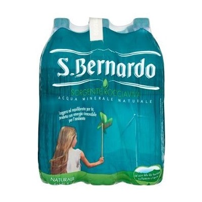 Acqua Minerale  Naturale  S. Bernardo - 6 Bottiglie da  1,5 LT