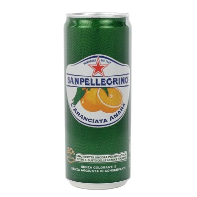 Aranciata Amara in Lattina San Pellegrino - 330 ml