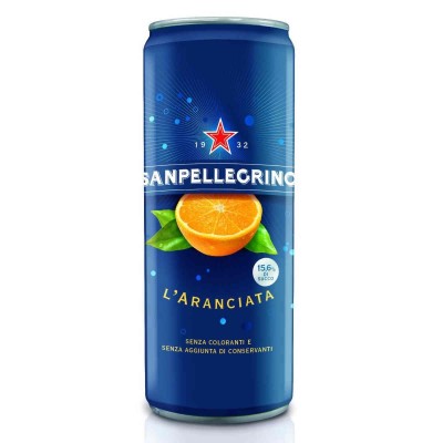 Aranciata in Lattina San Pellegrino - 330 ml