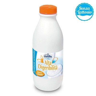 Latte Alta Digeribilità Parzialmente Scremato Senza Lattosio Candia - 1000 ml
