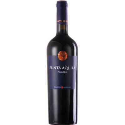 Vino Rosso Primitivo Punta Aquila Tenute Rubino - 750 ml