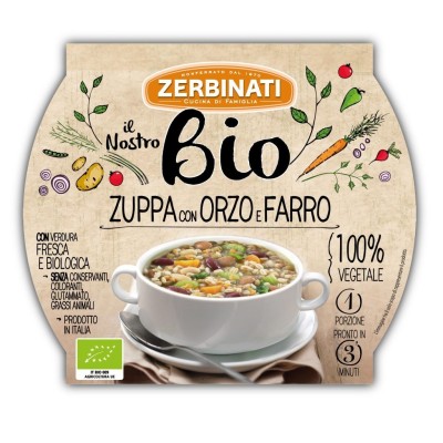 Zuppa con Orzo e Farro Bio Zerbinati - 310 g