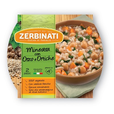 Zuppa con Orzo e Ortiche Zerbinati - 620 g