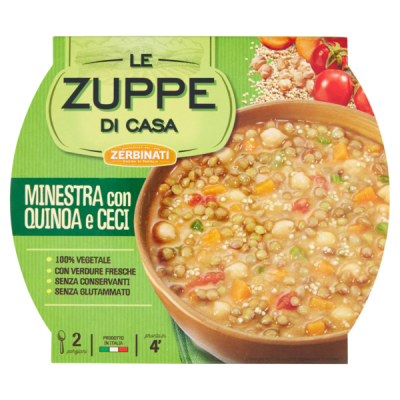 Zuppa con Quinoa e Ceci Zerbinati - 620 g