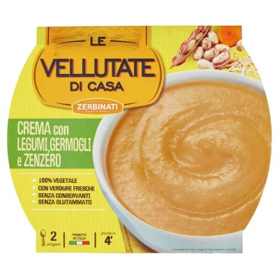 Zuppa Crema con Legumi Germogli e Zenzero Zerbinati - 620 g