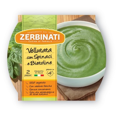 Vellutata con Spinaci e Bietoline Zerbinati - 620 g