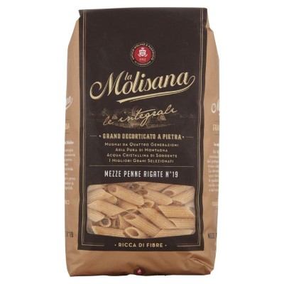 Pasta  Integrale Mezze Penne Rigate La Molisana  - confezione da 500 g
