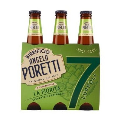 Birra  7 Luppoli La Fiorita Poretti - 3 x 33 cl