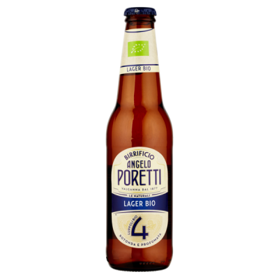 Birra 4 Luppoli Lager Bio Poretti - 33 cl