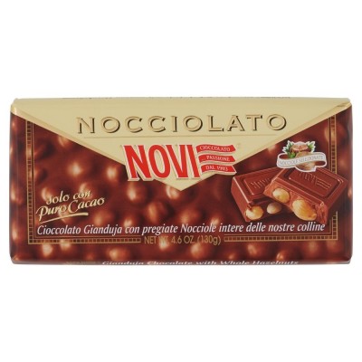 Cioccolato Nocciolato Gianduja Senza Glutine Novi - 130 g