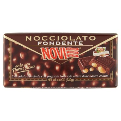 Cioccolato Nocciolato Fondente Senza Glutine Novi - 130 g