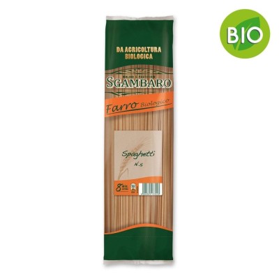 Pasta Spaghetti n°5 al Farro Bio Sgambaro - confezione da 500 g
