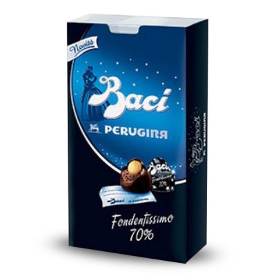 Baci Fondentissimo 70%  Bijou Perugina - 200 g