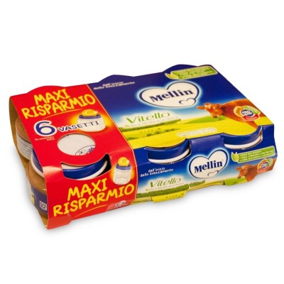 Omogeneizzato Vitello Mellin - 6 x 80 g 