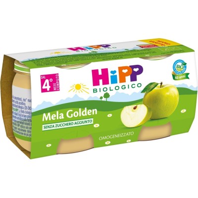 Omogeneizzato Mela Golden Bio Hipp - 2 X 125 g