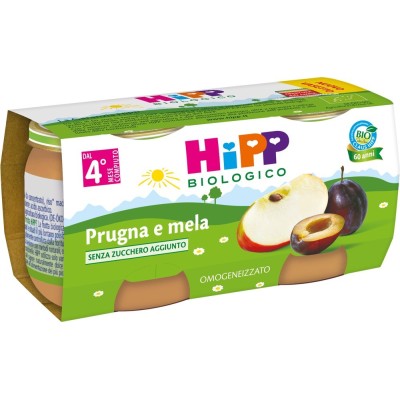 Omogeneizzato Prugna e Mela Bio Hipp - 2 X 125 g