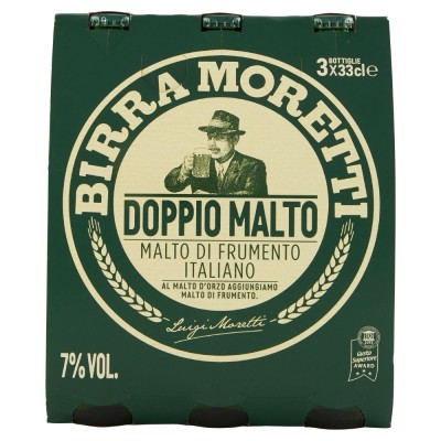 Birra Moretti  Doppio Malto - 3 x 33 cl
