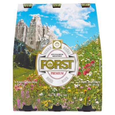 Birra Premium bottiglia Forst - 6 x 33 cl