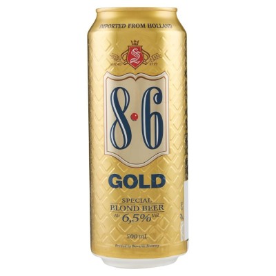 Birra  Bavaria 8.6  Gold  Lattina - 500 ml