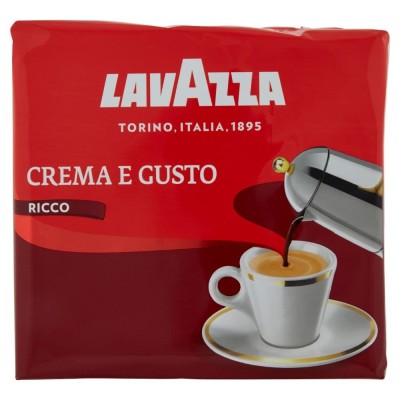 Caffè  Lavazza  Crema e Gusto Ricco - confezione 2 da  250 g