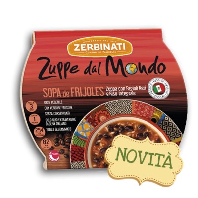 Zuppa di Fagioli Sopa de Frijoles  Zerbinati - 310 g