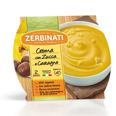 Crema con Zucca e Castagne  Zerbinati - 620 g
