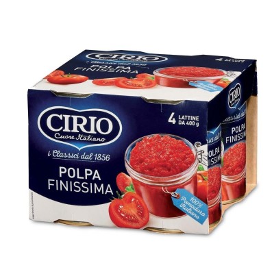 Polpa  Finissima  Cirio - 4 x 400 g