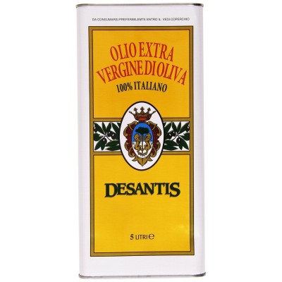 Olio Extravergine di Oliva  100% Italiano Desantis - 5 L