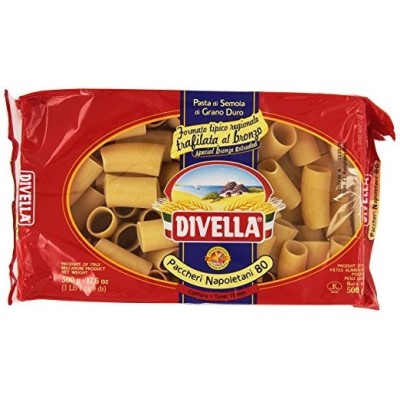 Pasta Paccheri Napoletani di Semola di Grano Duro Divella - confezione da 500 g