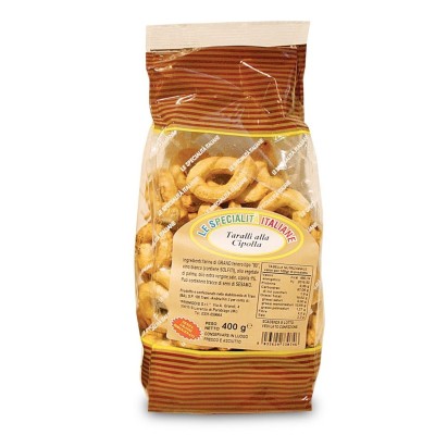 Taralli alla Cipolla Le Specialità Italiane - 400 g