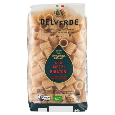 Pasta Mezzi Rigatoni Integrale Delverde - confezione da 500 g