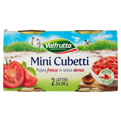Mini Cubetti Valfrutta - 2 x 200 g