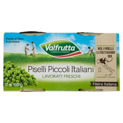Piselli Piccoli Italiani Valfrutta - 2 X 410 g
