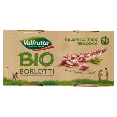 Fagioli Borlotti BIO Valfrutta - 2 X 400 g