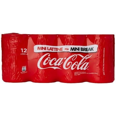 Coca Cola Mini Lattine - confezione da 12 x 150 ml