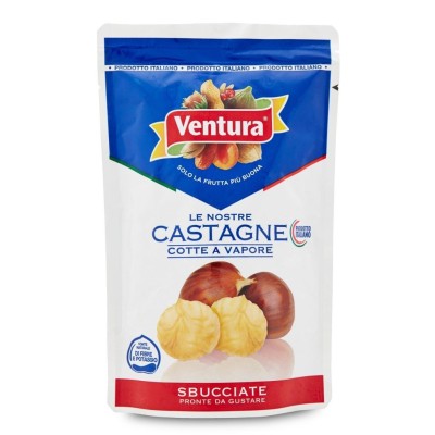 Castagne Sbucciate Cotte a Vapore Ventura - 100 g