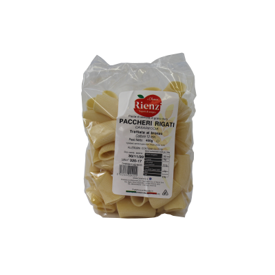 Pasta  Paccheri Rigati Casa Rienzi - confezione da 400 g