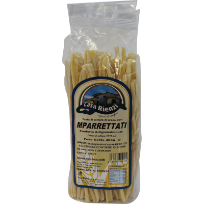 Pasta  Mparrettati Casa Rienzi - confezione da 400 g