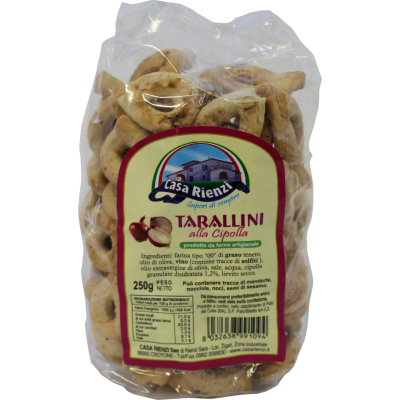 Tarallini alla Cipolla Casa Rienzi - 250 g